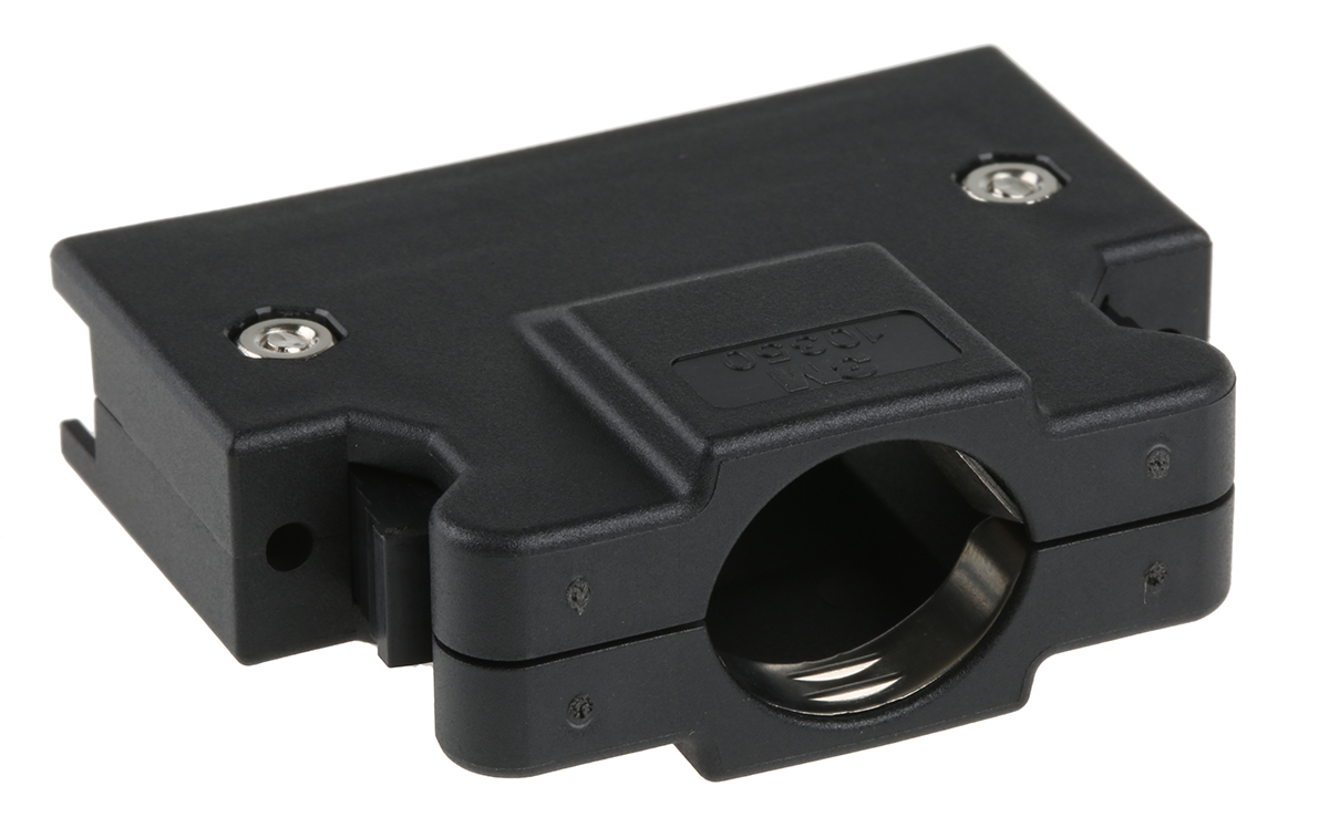 3M 103 Series PBT D Sub Backshell, 50 Way, Strain Relief