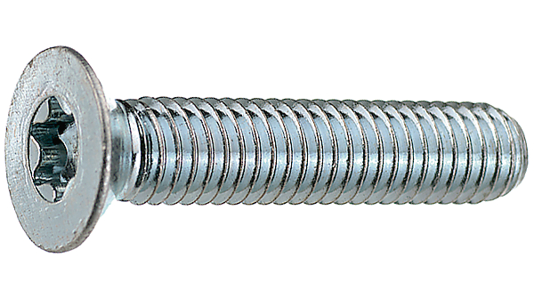 Bossard Torx M3 Countersunk Zinc Plated Steel Screw Kit ISO 14581 x 6.0mm