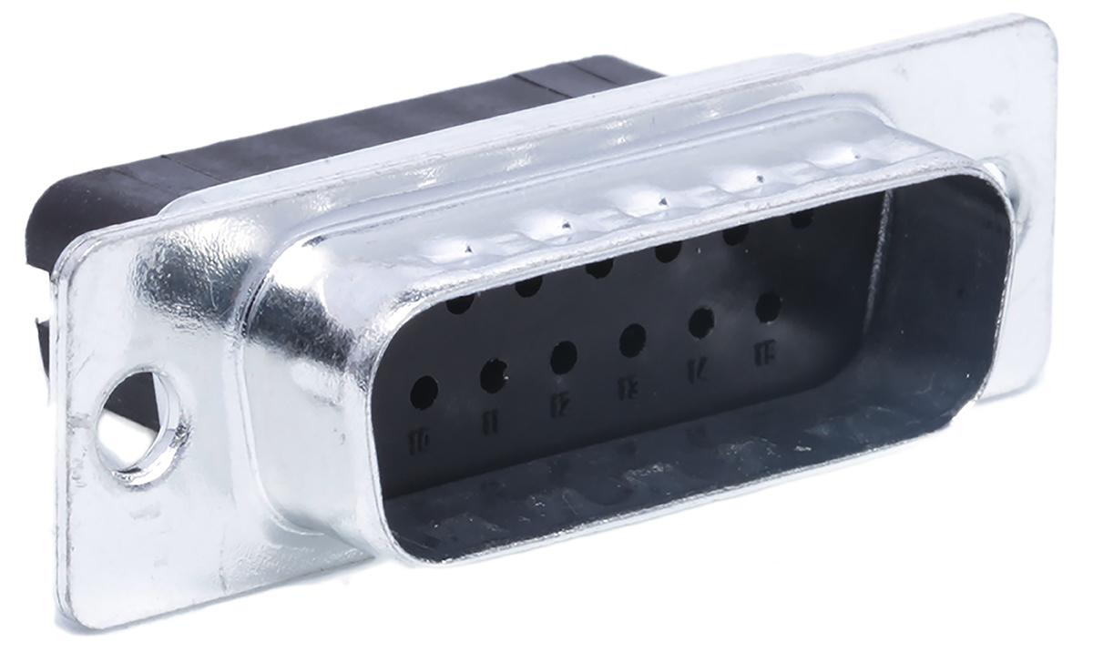 481-055 RS PRO 15 Way Cable Mount D-sub Connector Plug