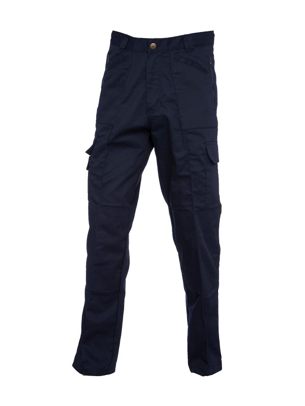 Uneek UC903 Men's Navy 35% Cotton, 65% Polyester, Size Long Waist Size 28 to 52 in W 33in L