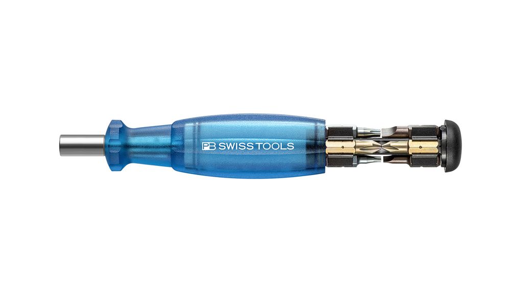 PB SWISS TOOLS Bit And Screwdriver Set 9 Pieces, Hexagon