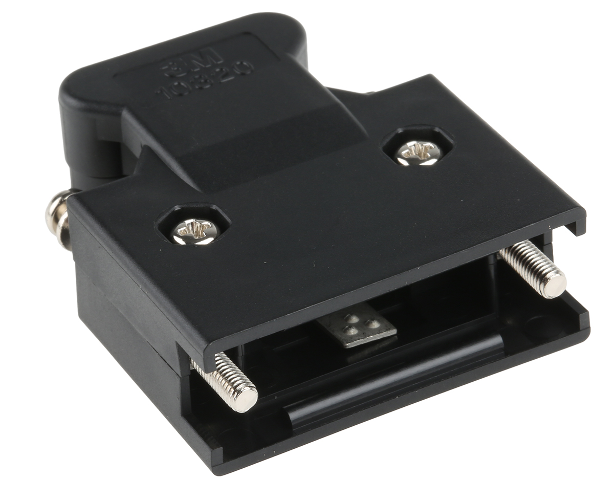 10320-52a0-008 3M 103 Series Polymer D Sub Backshell, 20 Way, Strain Relief