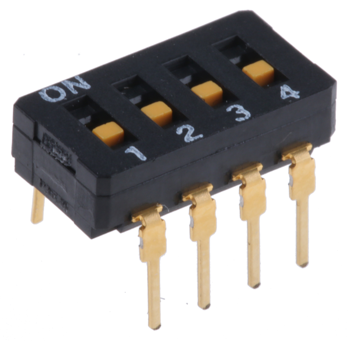 Omron 4 Way Through Hole DIP Switch 4PST
