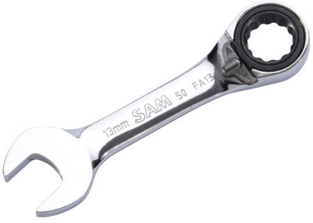 SAM 50-FA Series Spanner, 14mm, Metric, Double Ended, 113 mm Overall