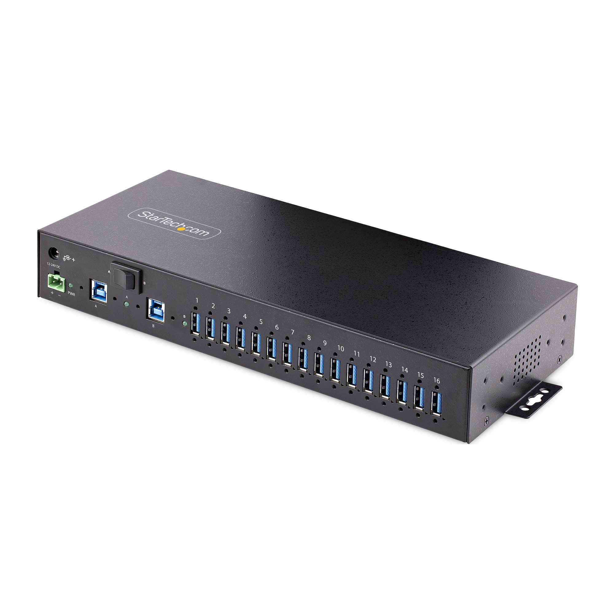 StarTech.com 16 Port USB 3.0 USB Hub, AC Adapter Powered, 368 mm 98 mm 273mm