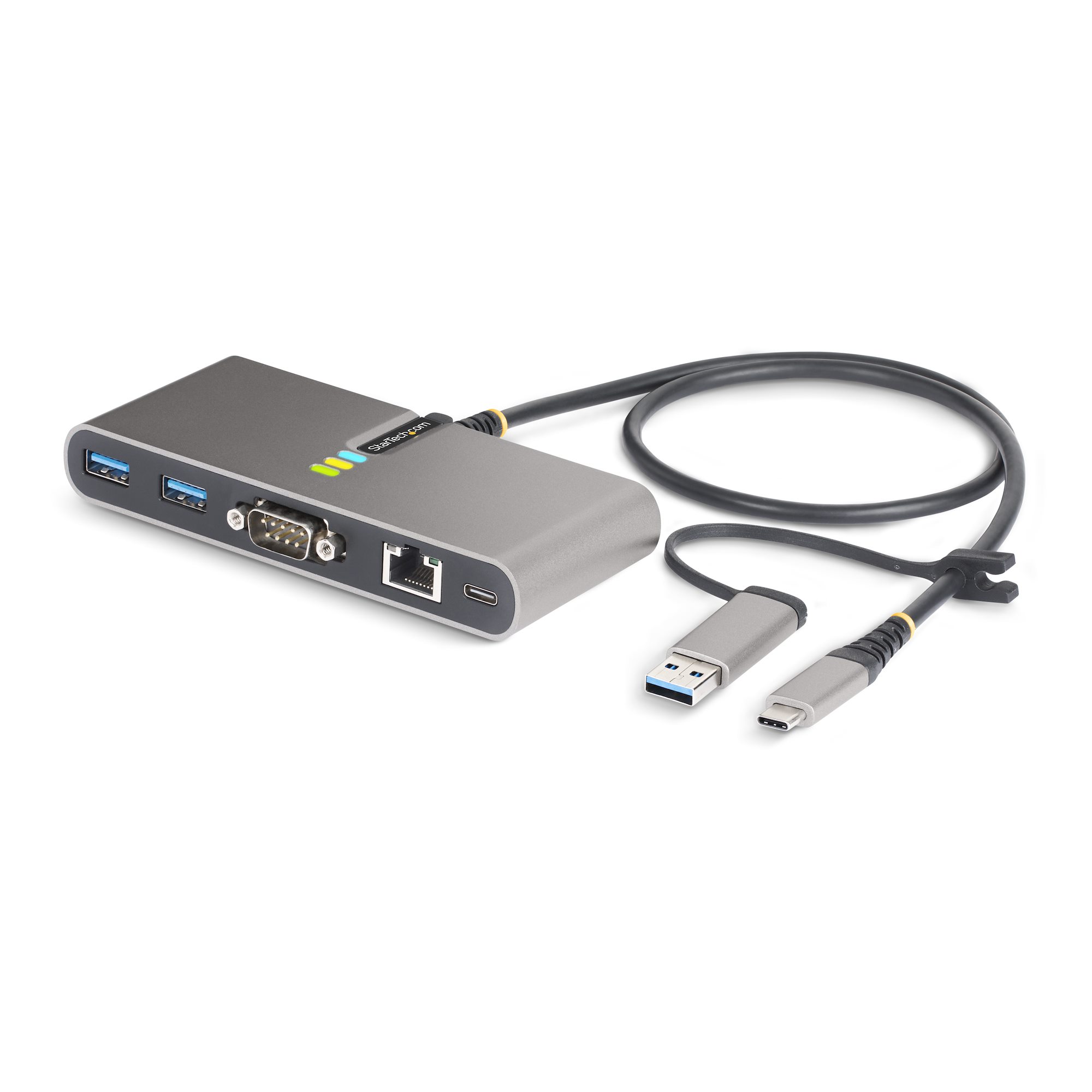 StarTech.com 2 Port USB 3.2 USB C Hub, USB Powered 0.7 in 5in