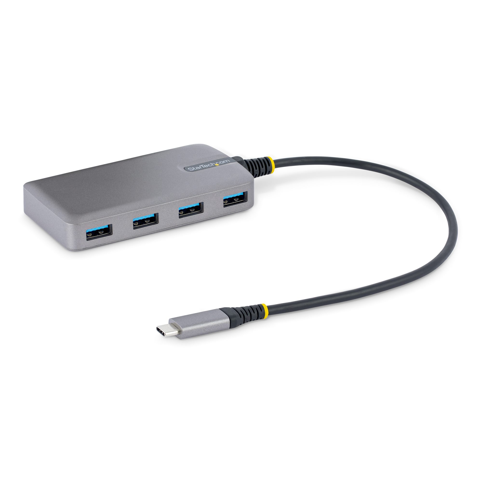StarTech.com 4 Port USB 3.0 USB C Hub, USB Bus Powered, 420 mm 16 mm 54mm