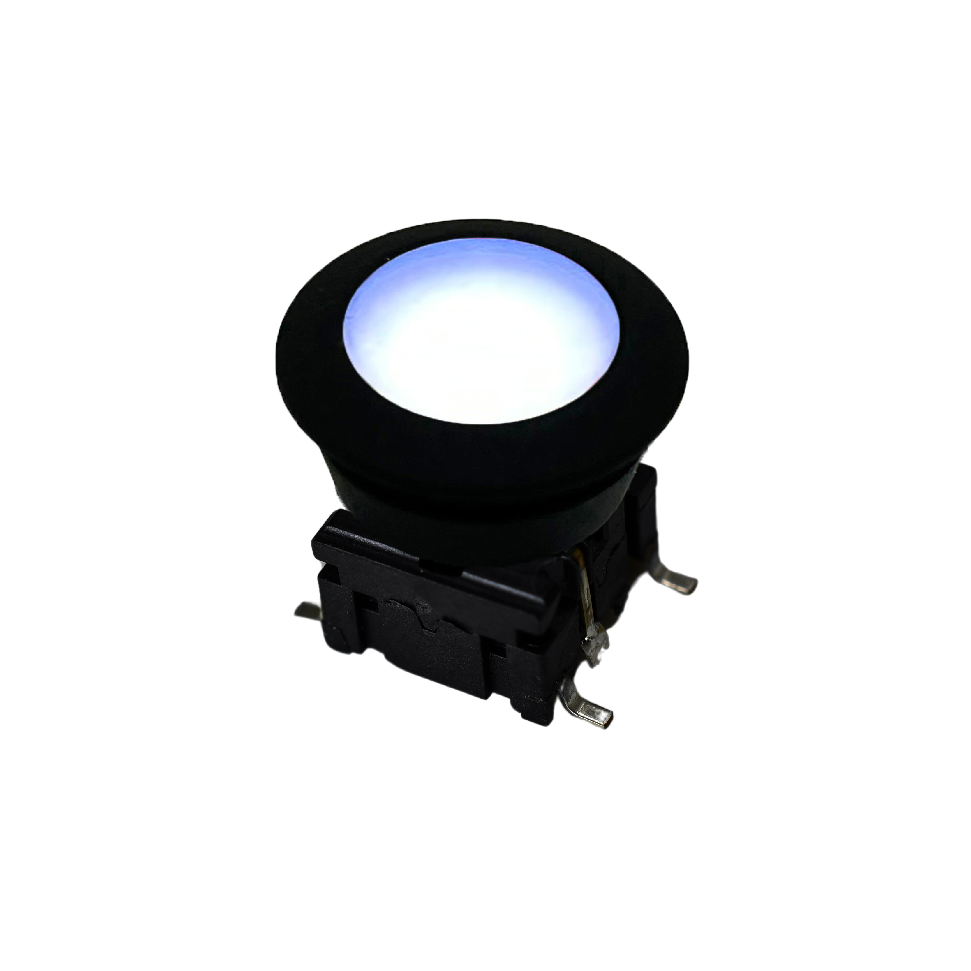 MEC IP67 Black, White Tactile Switch, SPST 50mA, Surface