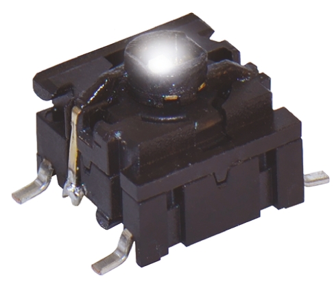MEC IP67 White Tactile Switch Cap, SPST 50 mA 24 V dc, Surface