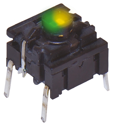 MEC IP67 Tactile Switch Cap, SPST 50 mA 24 V dc, Through Hole