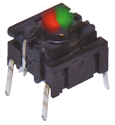 MEC IP67 Tactile Switch Cap, 12.5 mm, SPST 50 mA 24 V dc, Through Hole