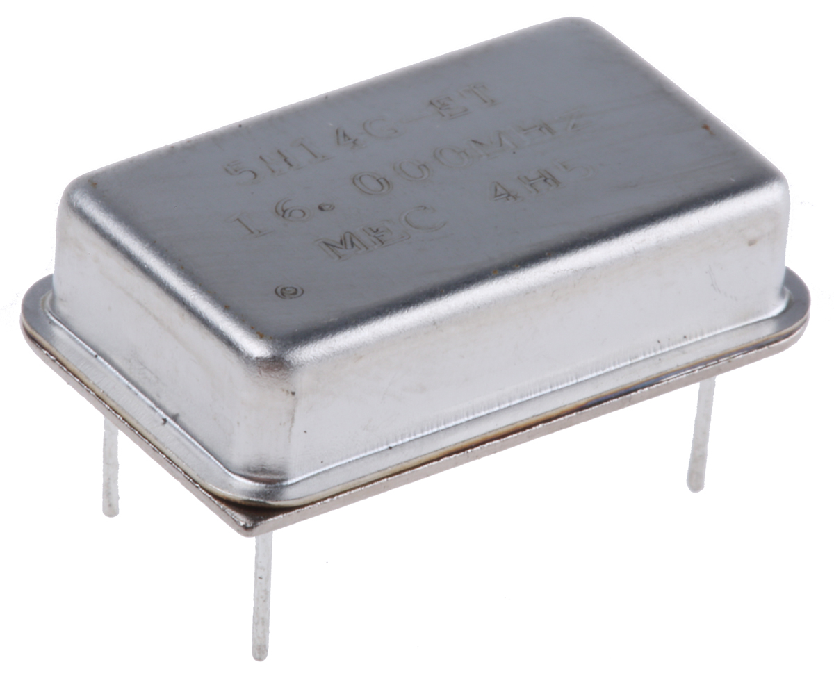 MERCURY, 16MHz Clock Oscillator, ±50 ppm HCMOS, TTL, 14-Pin PDIP 5H14ET-16.000