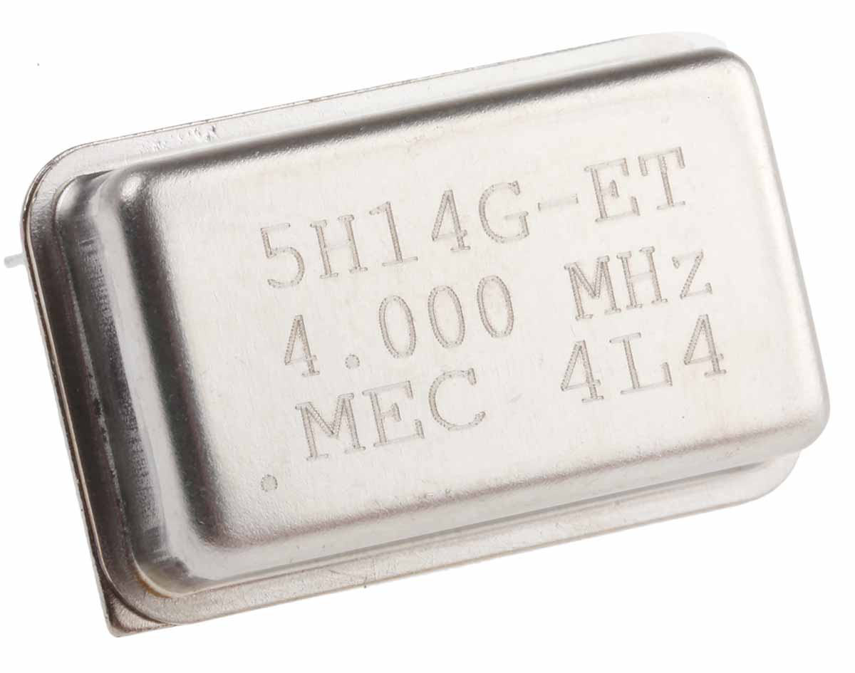 MERCURY, 4MHz Clock Oscillator, ±50 ppm TTL, HCMOS, 14-Pin PDIP 5H14ET-4.000