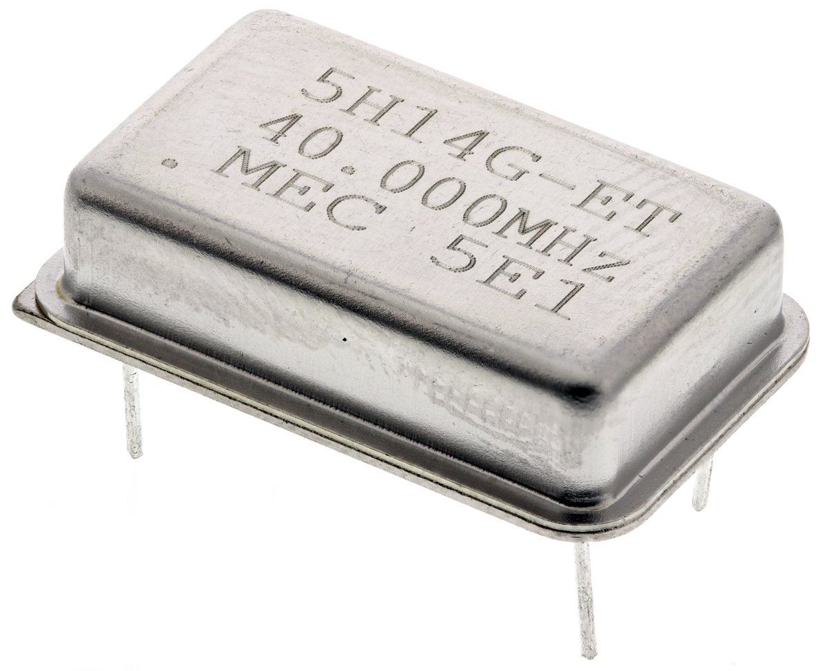 MERCURY, 40MHz Clock Oscillator, ±50 ppm TTL, HCMOS, 14-Pin PDIP 5H14ET-40.000