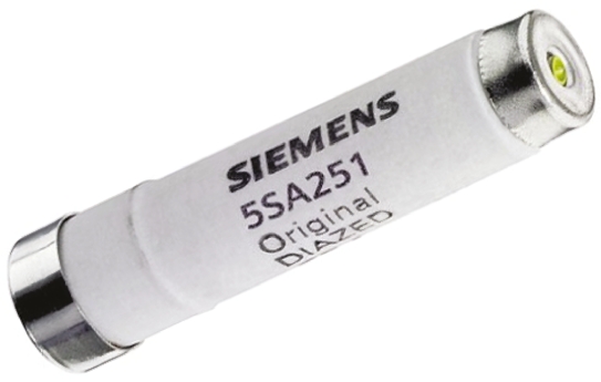 Siemens 10A D02 Diazed Fuse, E16 Thread Size, 500V ac