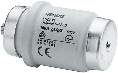 Siemens 100A D4 Diazed Fuse, 500V ac