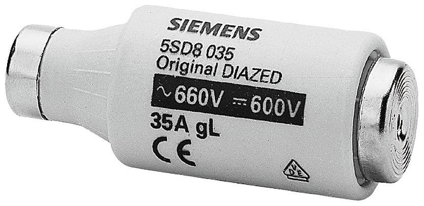 Siemens 35A D3 Diazed Fuse, 690V ac/dc