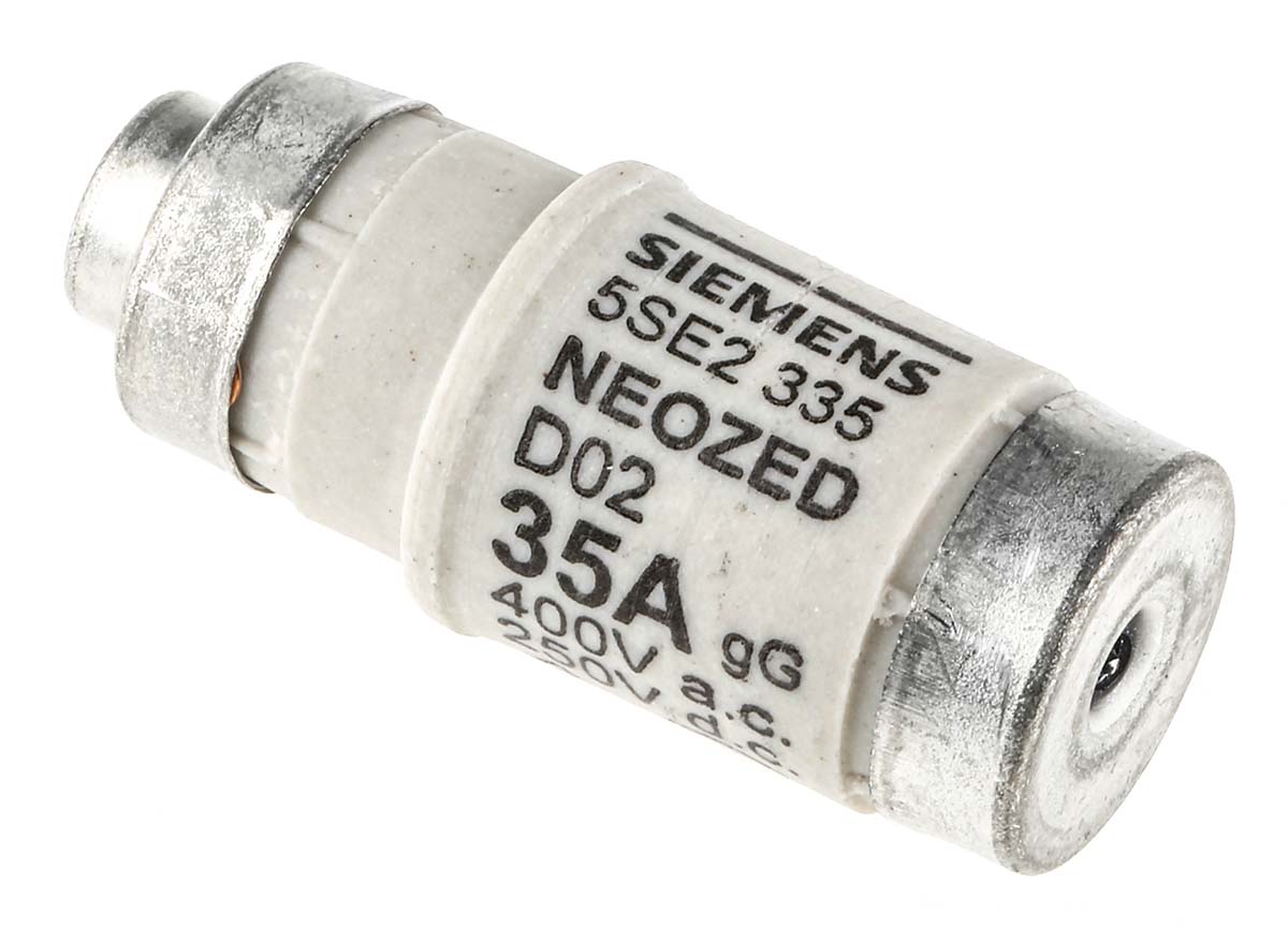 Siemens 35A D02 Neozed Fuse, 400V ac