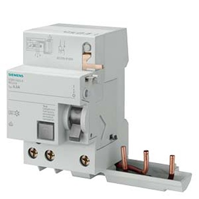 Siemens 5SM23 Series Residual Current Circuit Breaker, 40A, 3-Pole, 30 mA, Type AC 400V ac
