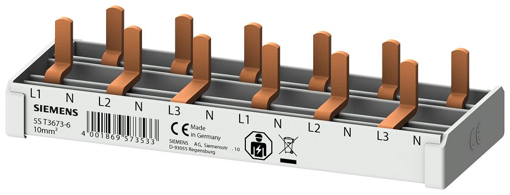 Siemens SENTRON 5ST3 3 Phase Busbar, 230 V, 18 mm Pitch