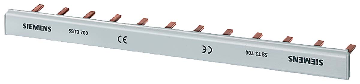 Siemens Copper SENTRON 5ST 1 Phase Busbar, 27 mm Pitch