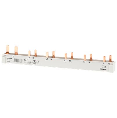 Siemens Copper Alloy SENTRON SENTRON 2 Phase Busbar, 1 mm Pitch