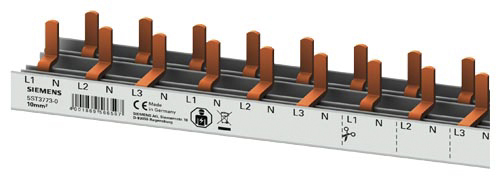 Siemens Copper SENTRON 5ST 3 Phase Busbar, 230 V, 17.6 mm Pitch