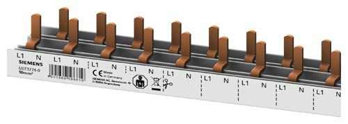 Siemens Copper SENTRON 5ST 1 Phase Busbar, 230 V, 17.6 mm Pitch