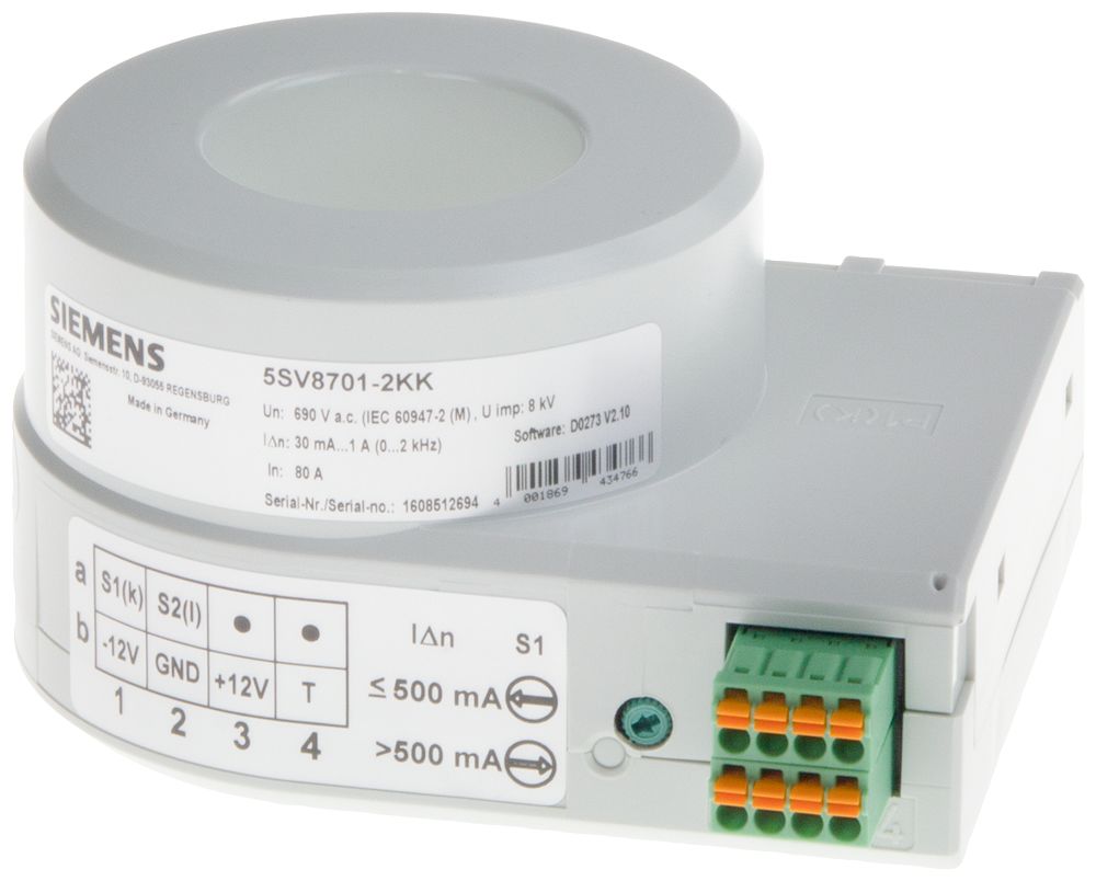 Siemens 5SV8701 Series Current Transformer 300 A 80 W 12V 35 mm Bore