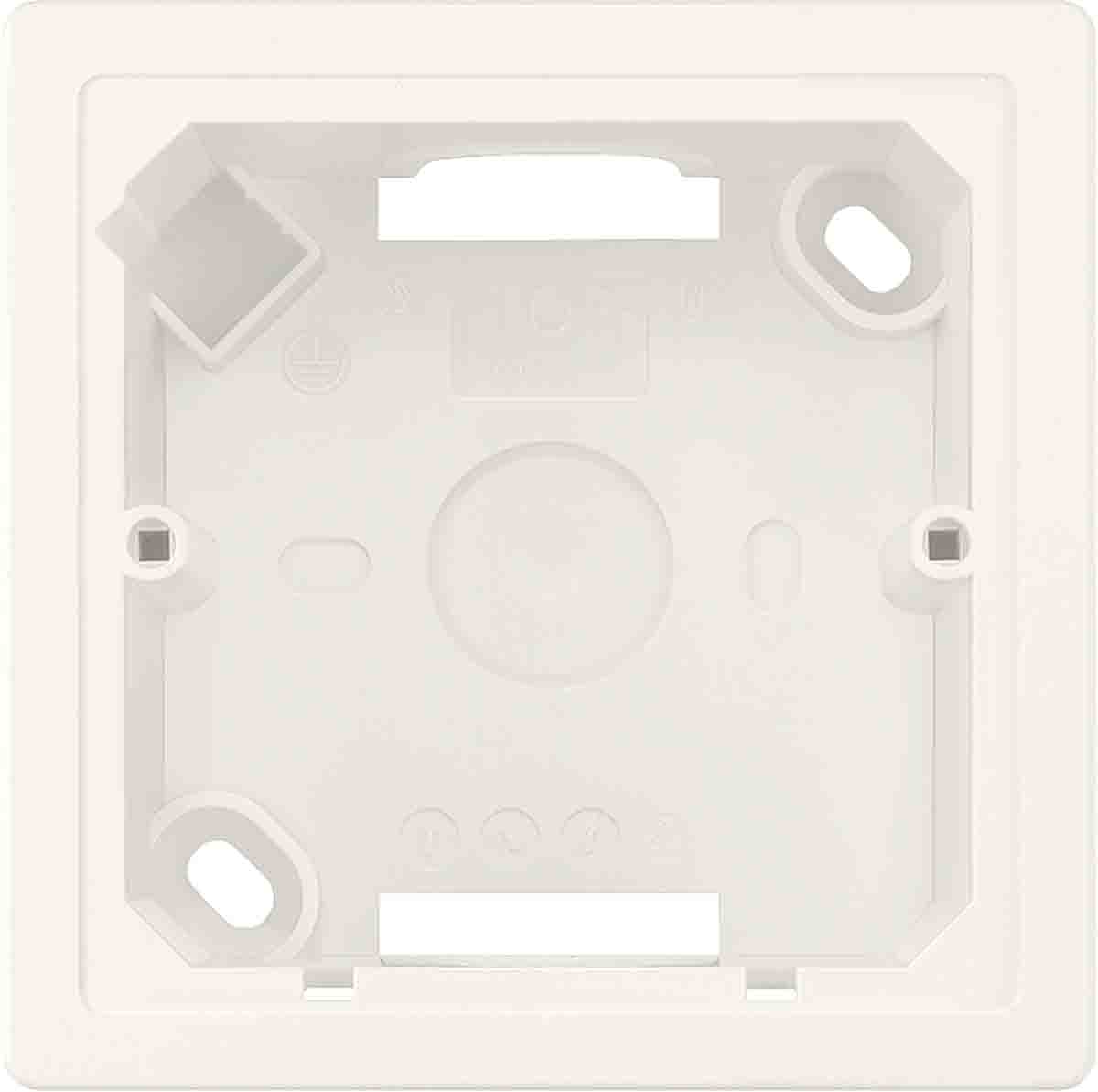 Siemens DELTA White Gloss Thermoplastic Back Box, IP20, Surface Mount 42.5 mm 42.5mm 42.5 mm