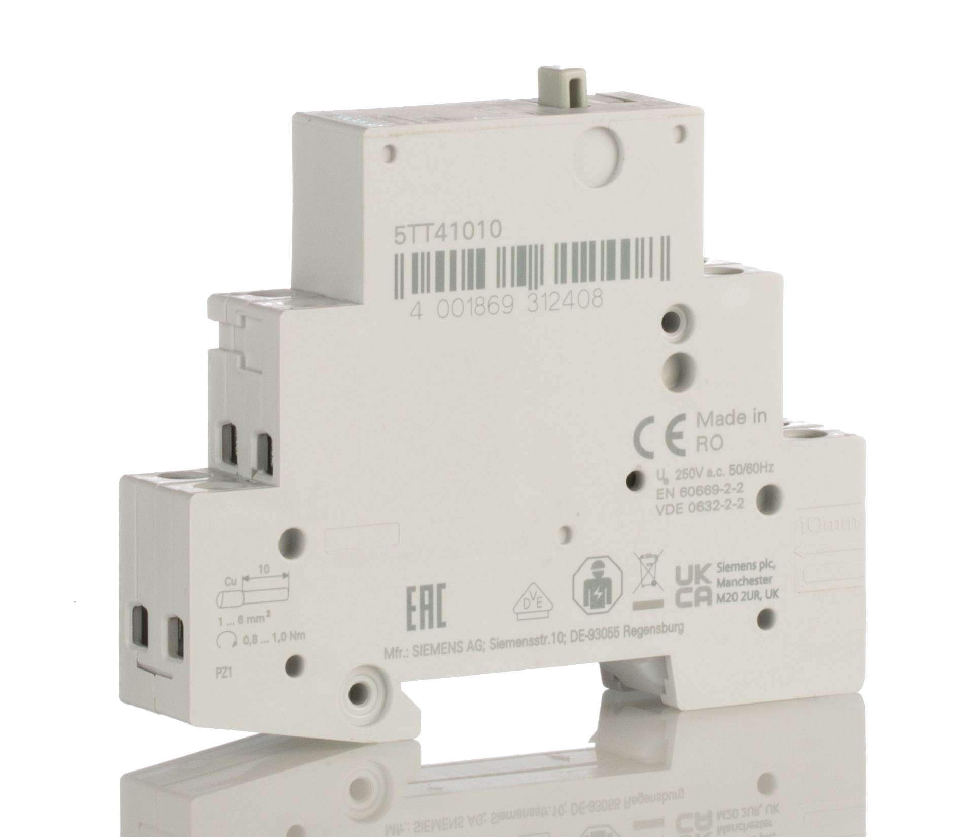 Siemens 230V ac DIN Rail Circuit Trip Circuit Trip