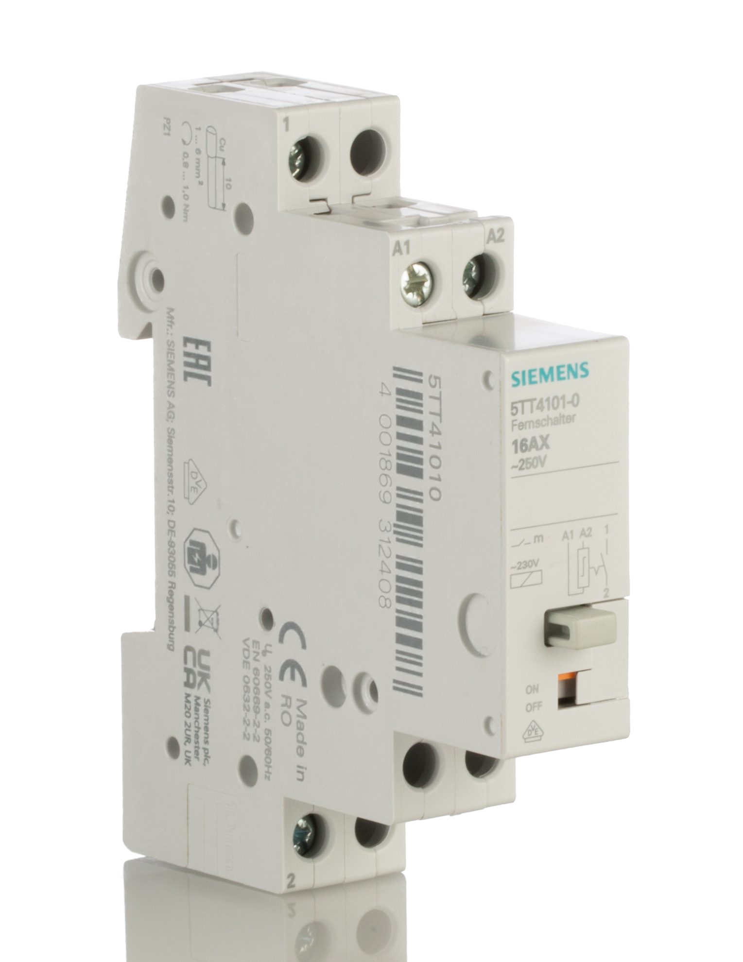 5tt4101-0 Siemens 230V ac DIN Rail Circuit Trip Circuit Trip