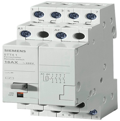 Siemens DIN Rail 400V Circuit Trip for use with Remote Control Switch