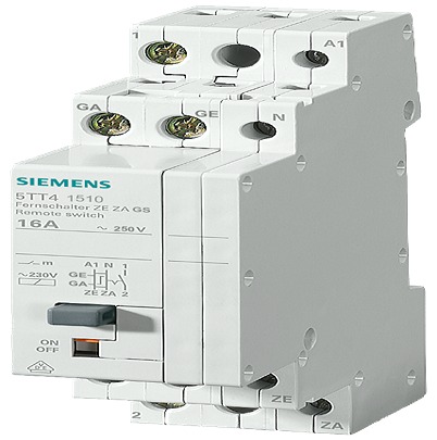 Siemens DIN Rail 400V Circuit Trip for use with Remote Control Switch