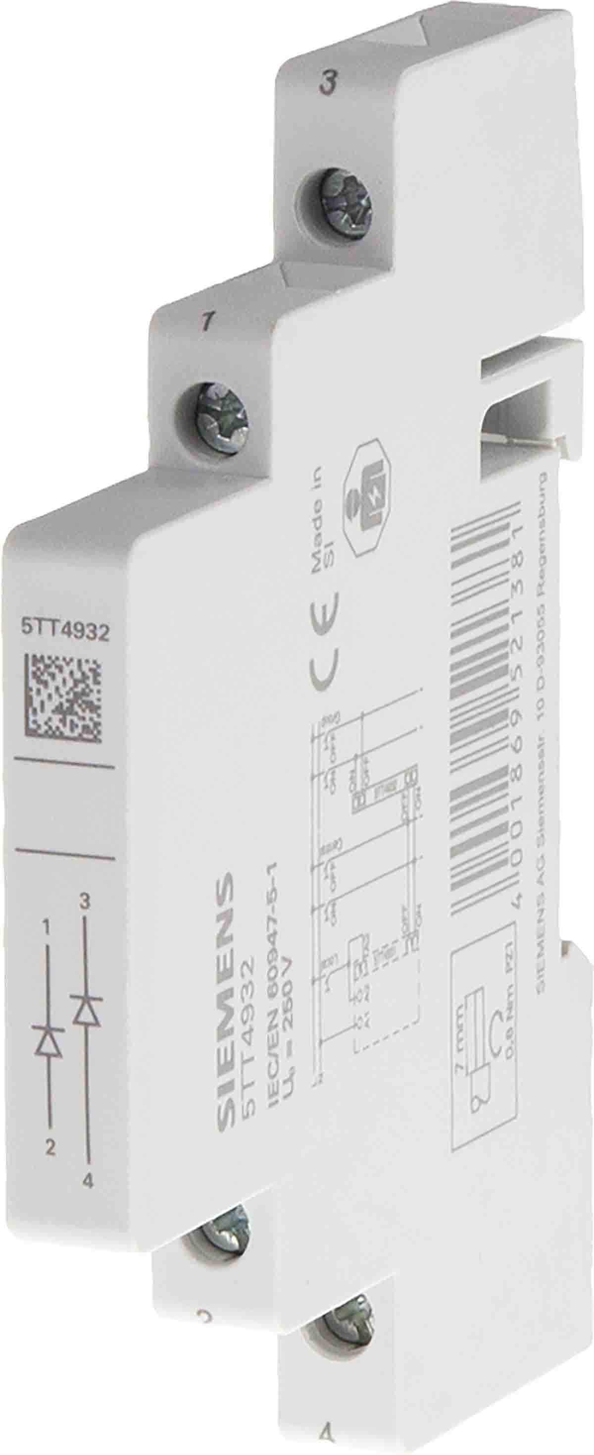 Siemens DIN Rail Auxiliary Switch