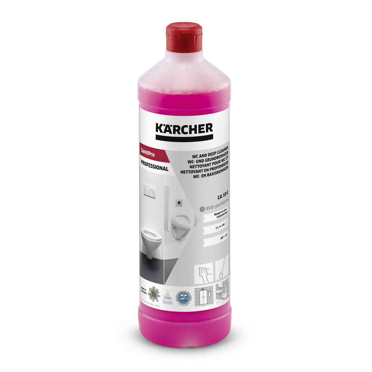 Karcher SanitPro WC and Deep Cleaner CA 10 C Cleaner 1 l Container