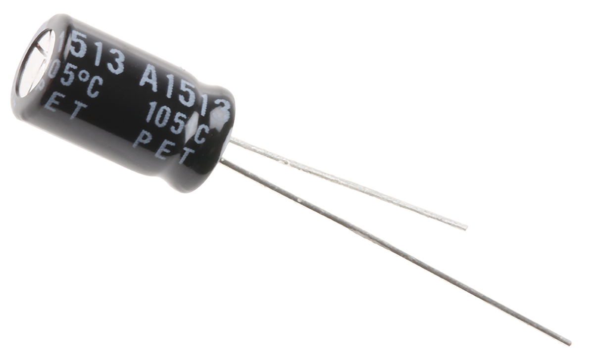 Rubycon 470 μF Capacitor 6.3V dc, Radial, Through Hole - 6.3ZLH470MEFC6.3X11