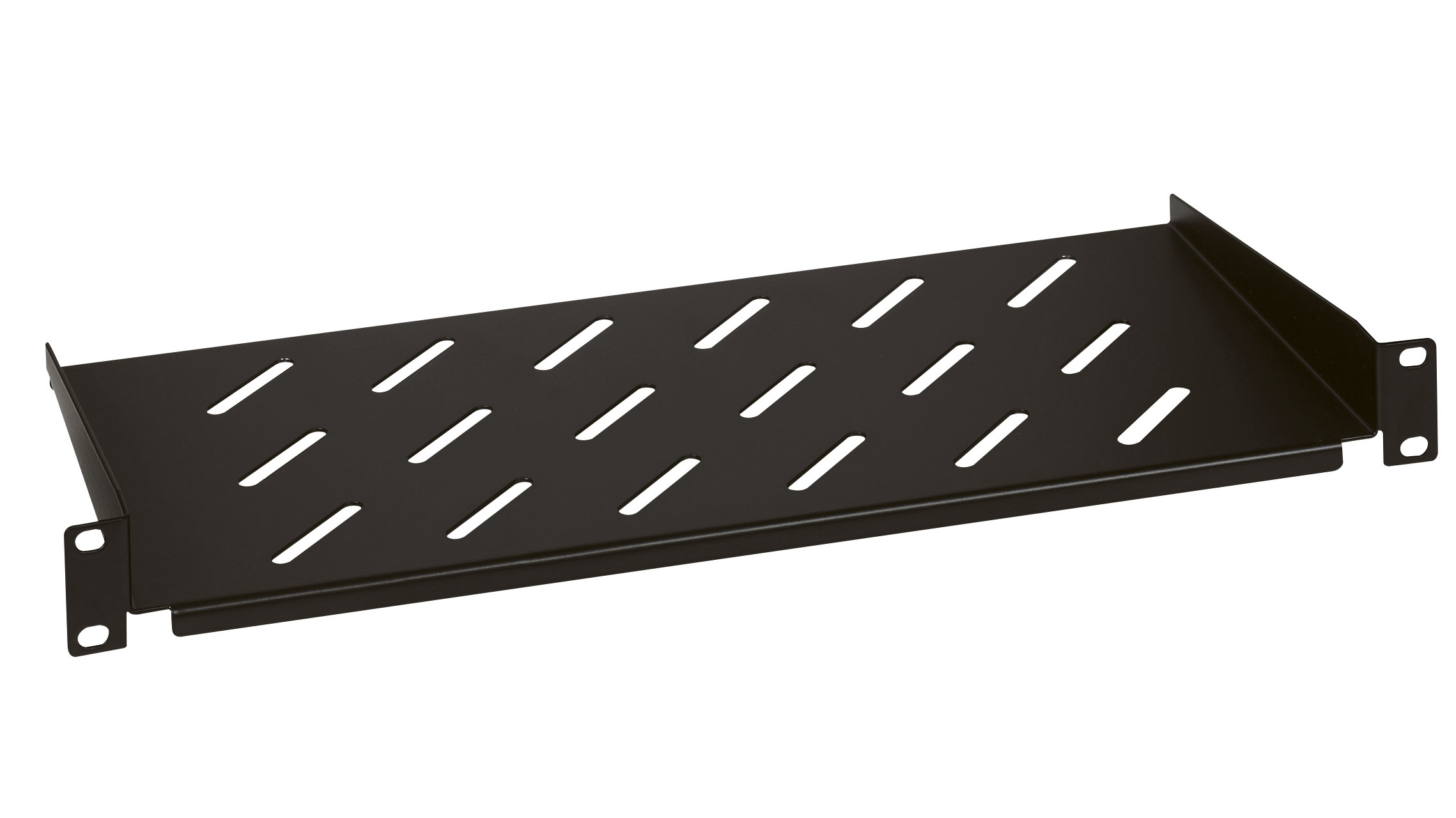 Legrand Linkeo Series Black Fixed Shelf, 2 U, 15kg Load, 435mm x 200 mm x 200 mm