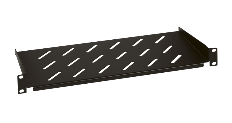 Legrand Linkeo Series Black Fixed Shelf, 2 U, 15kg Load, 435mm x 360 mm x 200 mm