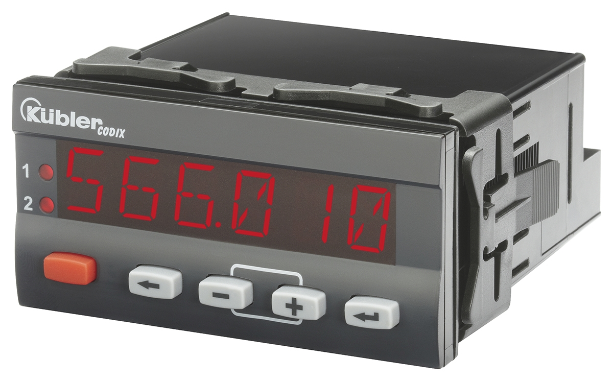 Kubler CODIX 566 LED Digital Panel Multifunction Meter for Current,  45 mm  x 92 mm