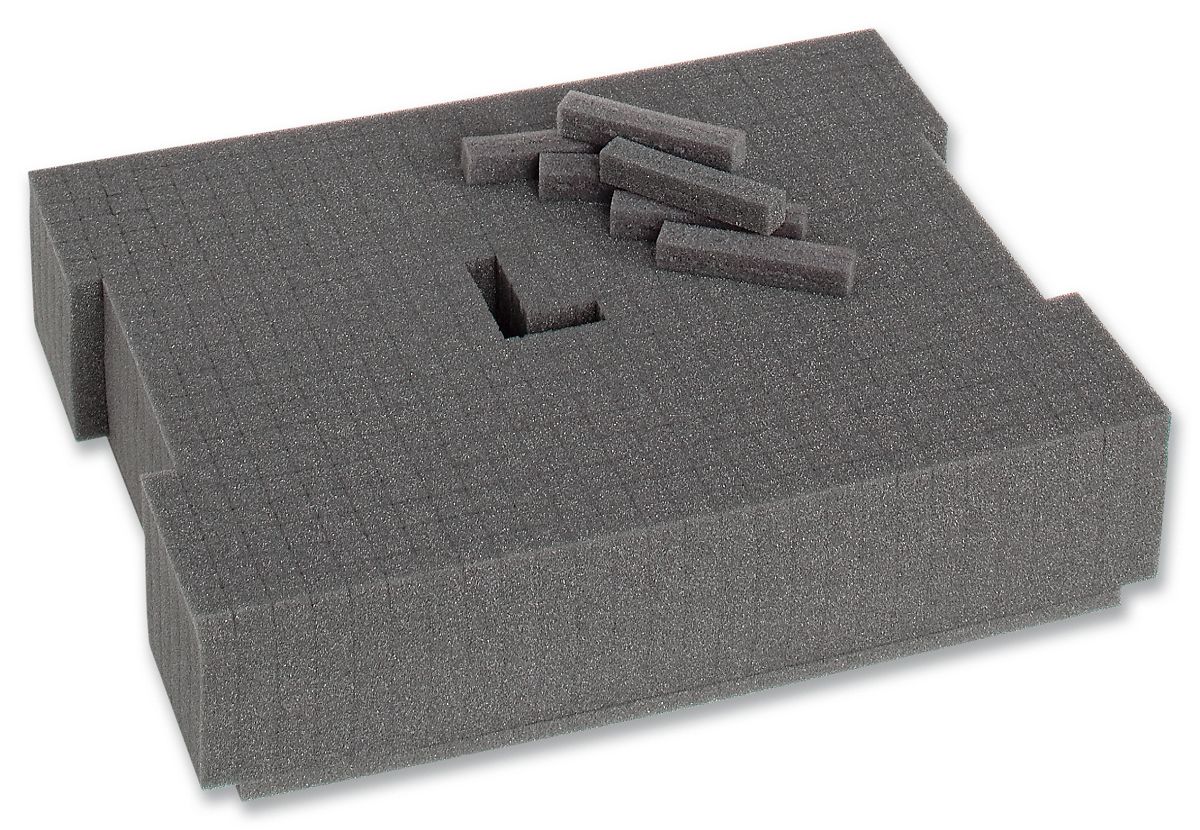 BS SYSTEMS 6000003673 Rectangular Foam Insert, For Use With LS-BOXX, L-BOXX 136