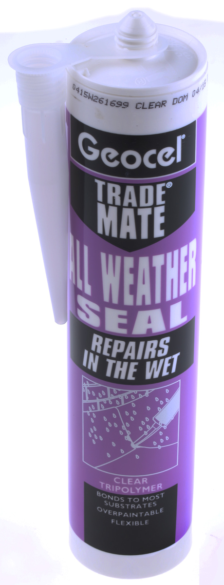 Geocel All Weather Seal Transparent Sealant Paste 310 ml Cartridge