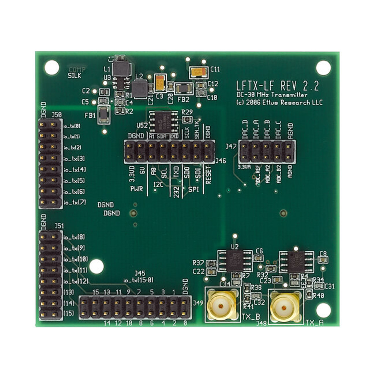 Digilent USRP N200/N210 Ettus LFTX Daughter Board for GNU Radio, LabVIEW and Simulink 6 GHz 6002-410-028