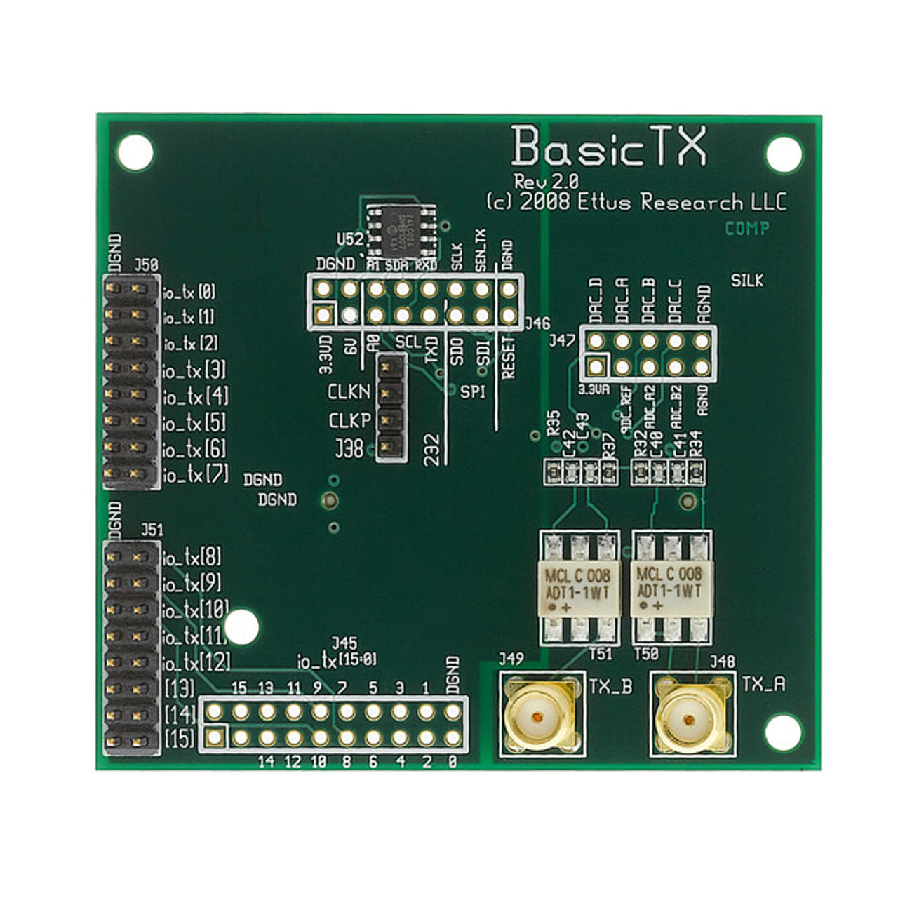 Digilent USRP N200/N210 Ettus BasicTX Daughter Board for GNU Radio, LabVIEW and Simulink 6 GHz 6002-410-030
