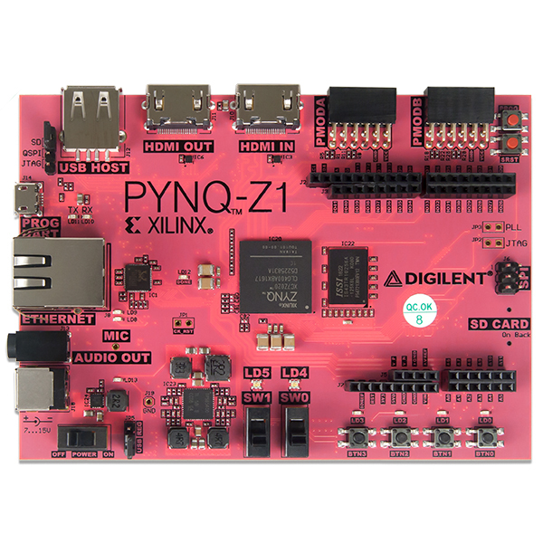 6003-410-017 Digilent  PYNQ-Z1: Python Productivity for Zynq-7000 ARM/FPGA SoC Development Board ADC1410 for Zynq-7000