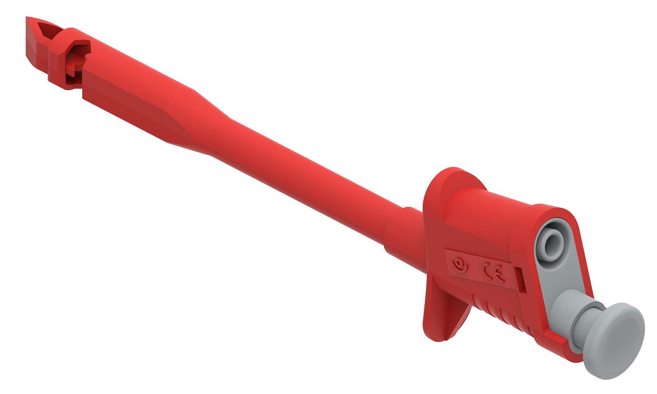 Electro PJP Red Grabber Clip, 11.2 mm Tip, 60 V dc