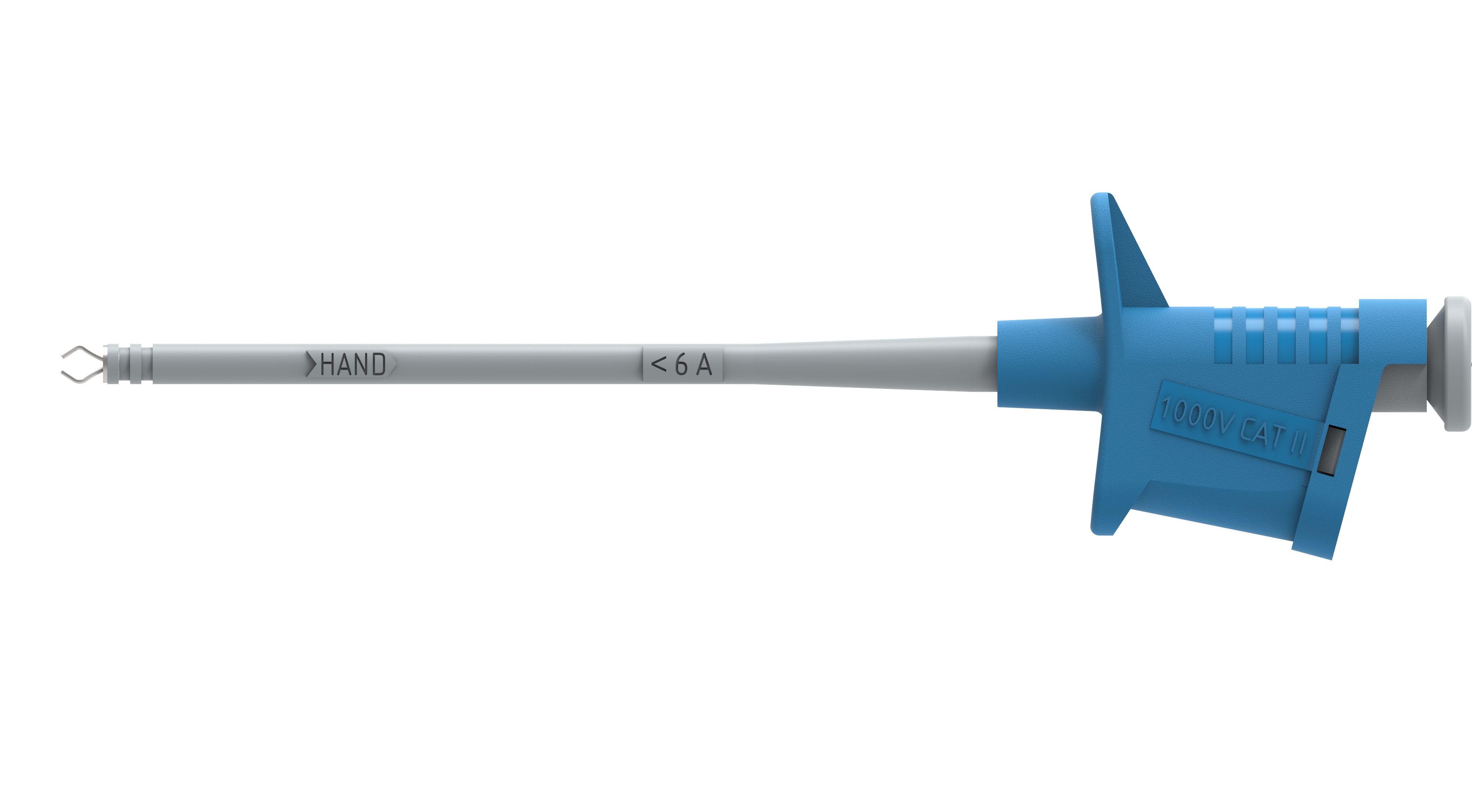Electro PJP Blue Grabber Clip, 1 kV, 6A, 4 mm Socket