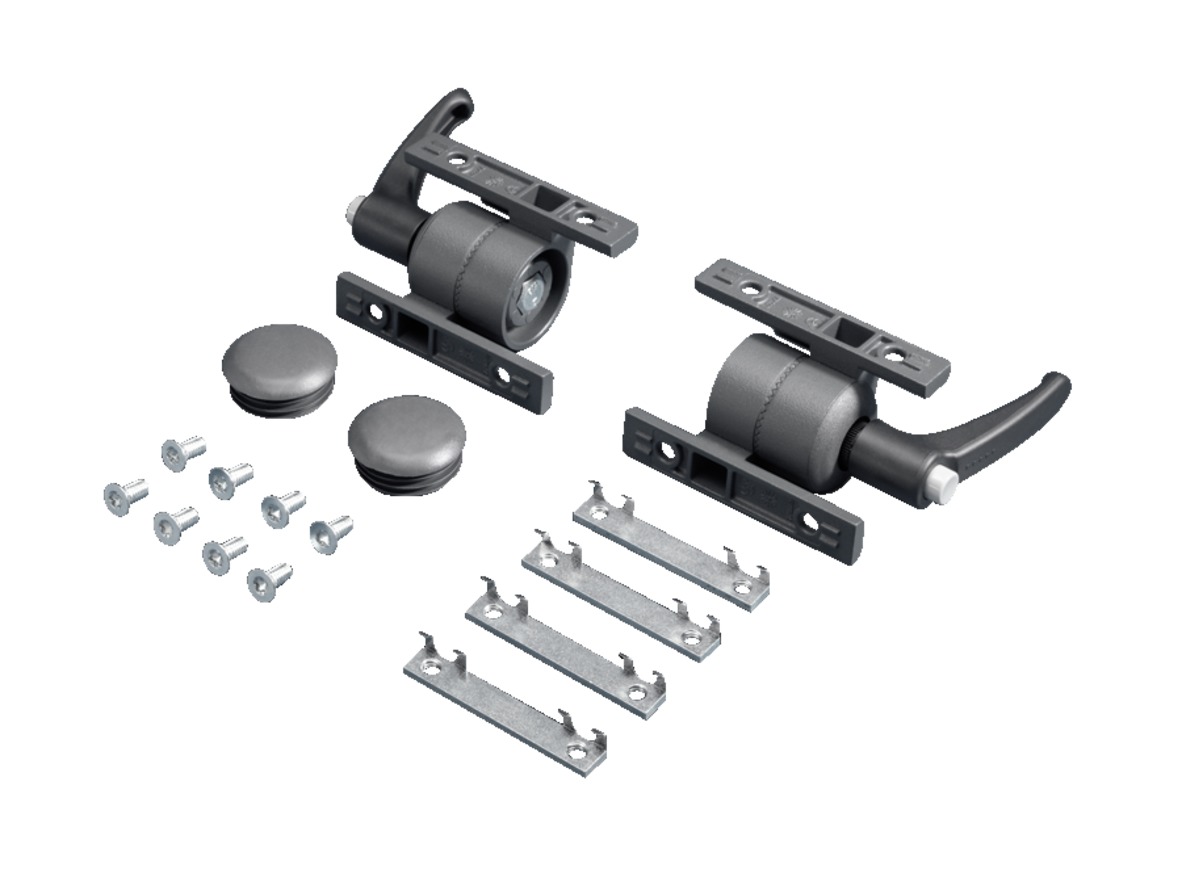 Rittal Die Cast Zinc Cable Organiser Connector for Use with Comfort Panel