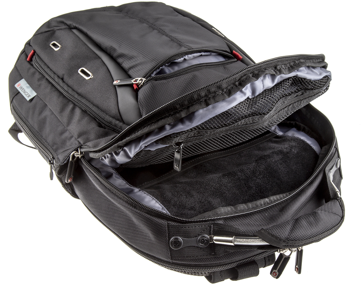 600627 Wenger Gigabyte 15 in Backpack, Black
