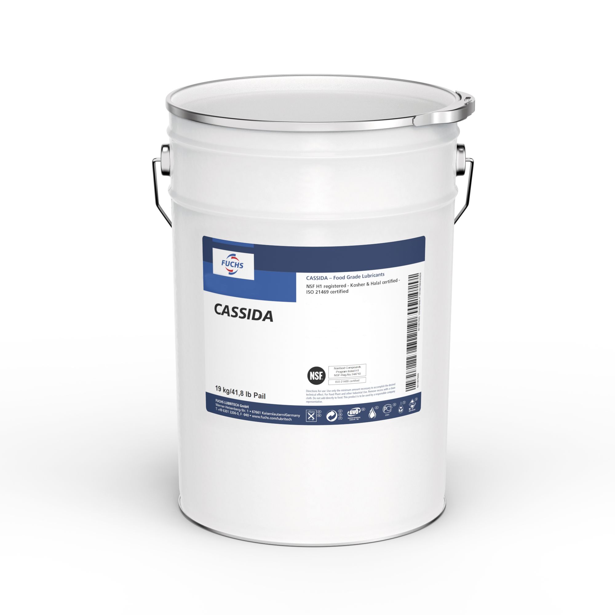 Fuchs Aluminium Complex Grease CASSIDA GREASE EPS Food Safe
